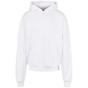 Build Your Brand Mens Ultra Heavyweight Hoodie / White